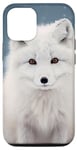 iPhone 15 Pro White fox Iceland Arctic Fox Animal Wildlife Winter lover Case