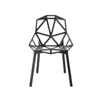 Magis - Chair One Svart - Svart - Matstolar utomhus - Metall