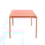 Petite Friture - Fromme Square Table, Coral - Matbord utomhus - Tom Chung
