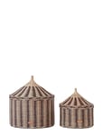 Circus Basket - Set Of 2 Beige OYOY MINI