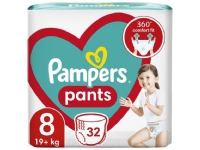 Pampers Pants blöjor-blöjor, storlek 8, 32 blöjor, 19 kg+