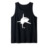 Shark Silhouette Conservation Marine Life Conservation Tank Top