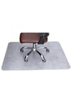 PVC Plastic Clear Non-Slip Office Chair Desk Mat Floor Carpet Floor Protector 120x90cm