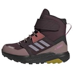 adidas Terrex Trailmaker High Cold.RDY Hiking Shoes Mountain Boots, Shadow Maroon/Purple/Lilac, 5 UK