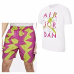 Nike Jordan Poolside Shorts & T-Shirt - Small - New ~ CZ8536 623
