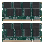 2X 1GB DDR1 Laptop Memory  SO-DIMM 200PIN DDR333 PC 2700 333MHz for9429