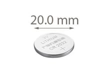 CR2032 lithium-knapcelle-batteri (1 stk.)