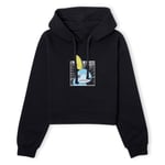 Pokemon Sobble Women's Cropped Hoodie - Black - XS