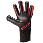T1tan Alien Black Energy 2.0 Adult Goalkeeper Gloves With Finger Protection Black 9