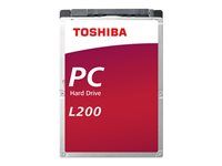 Toshiba L200 - Disque dur - 2 To - interne - 2.5" - SATA 6Gb/s - 5400 tours/min - mémoire tampon : 128 Mo