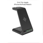 ZYD 3 In1 Wireless Charger Stand for Iphone11/XR/Xs/Airpods3/Iwatch5 Fast Wireless Charging for Samsungs20/S10/Watch/Buds,A