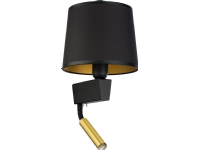Nowodvorski vägglampa CHILLIN 8213 Nowodvorski lampskärm lampskärm med fäste svart guld
