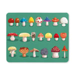 Cook Food and Poisonous Mushrooms Rectangle Non Slip Rubber Mouse Pad Gaming Mousepad Mat for Office Home Woman Man Employee Boss Work