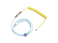 Ducky Premicord, Blå, Gul, 1,8 M, 1 Styck, Usb Type-A, Usb Type-C