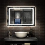 Xinyang 1000x700 Bathroom Wall Mirror with LED Lights,with Demister Pad,IR Motion Sensor,IP44,Landscape