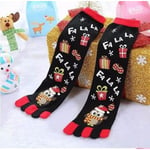 5 Toes Socks Winter Warm Christmas Gift (red Balloon)