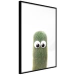Plakat - Prickly Friend - 40 x 60 cm - Sort ramme