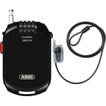 ABUS Combiloop 205/200 52523-0 Antivol câble à code Noir 200 cm & 2503/120, Combiflex 2503, Câble-antivol vélo Noir 120 cm