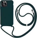 Coque de Protection en Silicone pour iPhone 13 Pro Max, Collier réglable