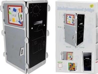 Wooden Refrigerator Gray