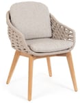 Terrace Collection - Monterosso Stol Beige/Teak