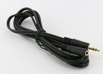 5m 3.5mm Jack Extension Cable Stereo Plug to Socket AUX Headphone GOLD Audio