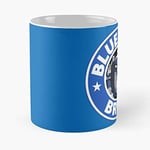 Blue Lion Brew Classic Mug - Gift The Office 11 Ounces Funny White Coffee Mugs-nilinkep