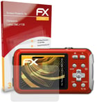 atFoliX 3x Screen Protection Film for Panasonic Lumix DMC-FT30 matt&shockproof