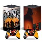 Kit De Autocollants Skin Decal Pour Xbox Series X Console De Jeu Red Dead Redemption 2, T1tn-Seriesx-8010