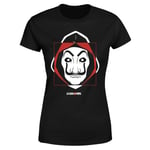 Money Heist Dali Mask Women's T-Shirt - Black - XS - Black