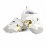 Baby Pu Sneakers Sports Running Shoes Camel 9-12m