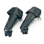 Bristol Novelty BA528 Boot Top Covers Deluxe | 1 Pair | Black | 52 cm x 33 cm x 2.5 cm, mens, One Size