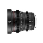 MEIKE 16mm T2.2 Manual Focus Cinema Prime Lens (MFT Mount) 
