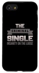 Coque pour iPhone SE (2020) / 7 / 8 Funny Criminal Single Design - La folie à pied libre