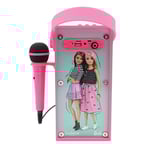 LEXIBOOK Barbie bærbar Bluetooth®-høyttaler med mikrofon og flotte lyseffekter
