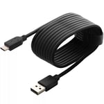 Nyko Charge Link for Nintendo Switch, Switch Lite, and Switch OLED in Black - 2,44 m