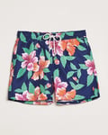Polo Ralph Lauren Traveler Recycled Swimshorts Iconic Hibiscus Navy
