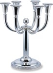 TH Marthinsen Elegant høy kandelaber i sølv - 6 lys