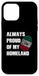 iPhone 12 mini Always proud of my Homeland Mexico flag fingerprint Case