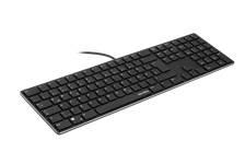 Speedlink - RIVA Slim Metal Scissor Keyboard, svart - Nordic Layout