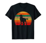 Retro Sunset Labrador Retriever Tshirt Gift for Dogs Lover T-Shirt