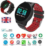 Fitness Smart Watch Activity Tracker Lady Mens Fitbit Android Ios Heart Rate Uk
