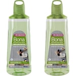 Bona Premium Spray Mop Cartridge, 850ml - Hard-Surface Floor Cleaner Liquid for Stone, Tile, Laminate & LVT Floors (Pack of 2)