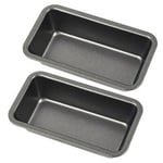 2 st brödformar för bakning nonstick kolstål limpform bricka toastform kaklimpa bakverk toast bo
