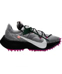 Nike Mens X Off-White Vapour Street Black Laser Fuchsia Shoes - Size UK 6.5