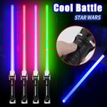 Star Wars Laser Sword Leksaker med Ljud & Ljus-up för Barn Anti-slip Handtag Ljussabel Cosplay Fest Rekvisita-Perfet Purple