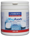 LAMBERTS MagAsorb Magnesium 150 mg 180 Tablets
