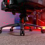 X ROCKER Onyx Office PC Gaming Chair Adjustable Seat Ergonomic 4D Armrests RED