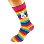 Be my Big Gay Valentine Rainbow Socks Size 5-12 - X6N1222