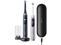 Oral-B Electric Toothbrush iO 9 Series Duo Rechargeable For adults Number of brush heads included 2 Black Onyx/Rose Number of teeth brushing modes 7